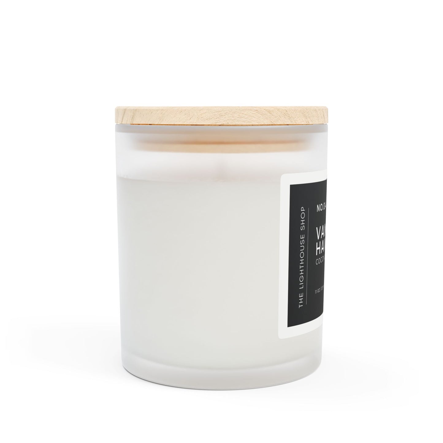 Frosted Glass Candle, 11oz