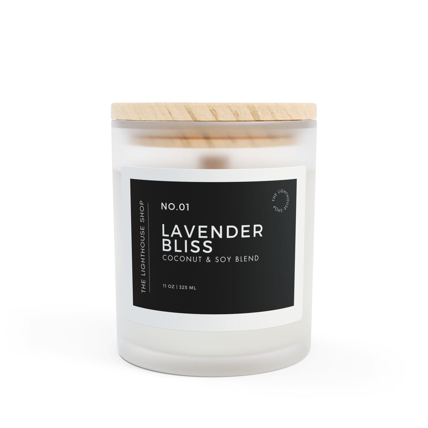 Lavender Bliss Coconut Soy Candle - 11oz Aromatherapy Jar