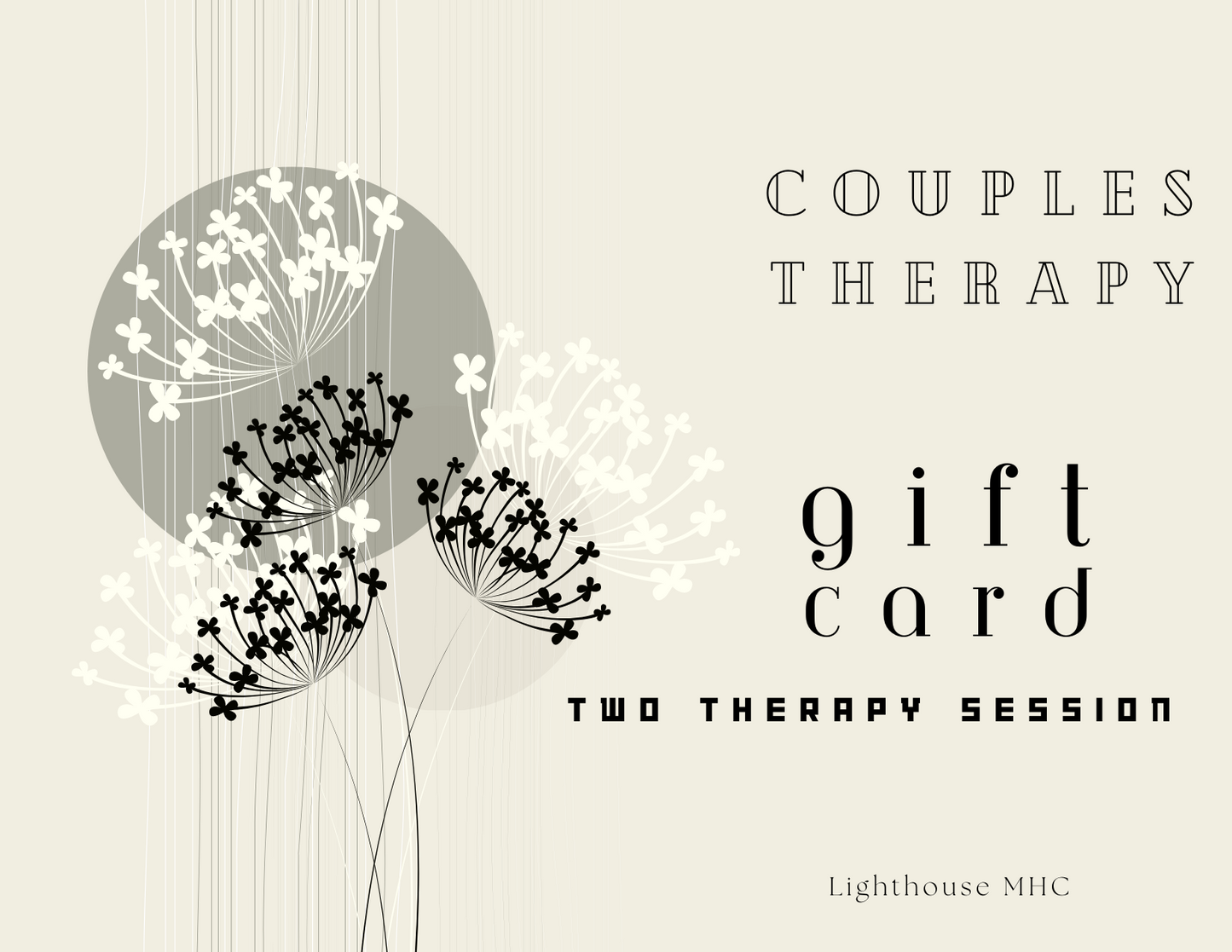 Couples Therapy Gift Certificate