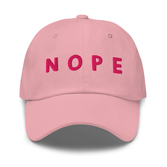 "NOPE" Dad hat