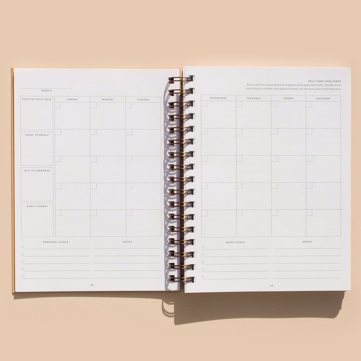 Self-Care Planner